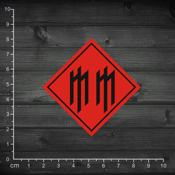 发10张 摇滚贴纸 曼森 MANSON 吉他贴纸 防水箱贴 笔记本贴纸