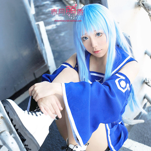 苍蓝钢铁的琶音假发伊欧娜假毛冰蓝剑三龙葵幸运星cosplay假发
