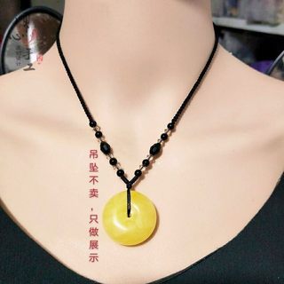 纯手工编织挂黄金吊坠的绳子女款挂银饰品挂水晶吊坠绳黑色细调节