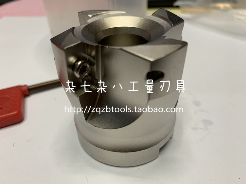 加硬高精平底直角铣刀盘 R0.8刀盘 EAP400R-50-22-4T 装1604刀粒