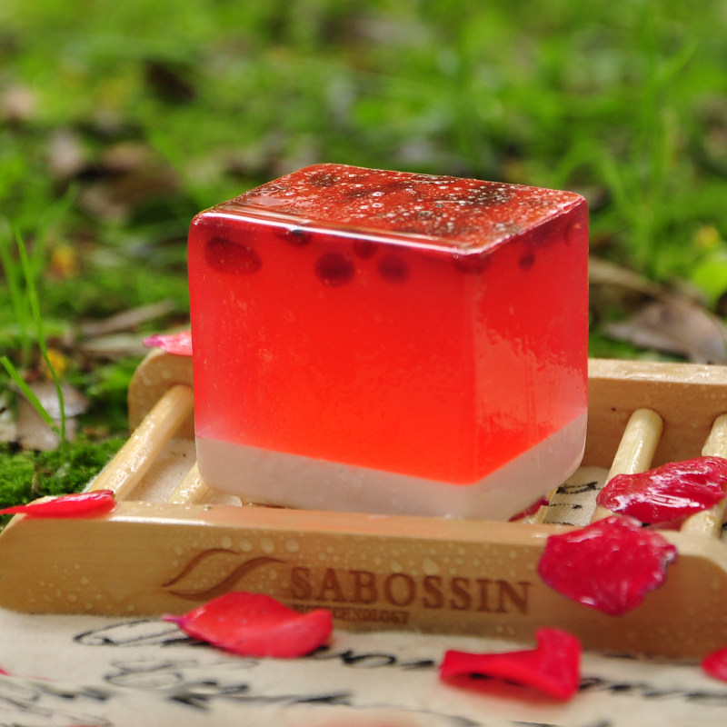 云南茜姿兰精油皂 植物玫瑰精油皂手工皂洁面皂保湿110克正品