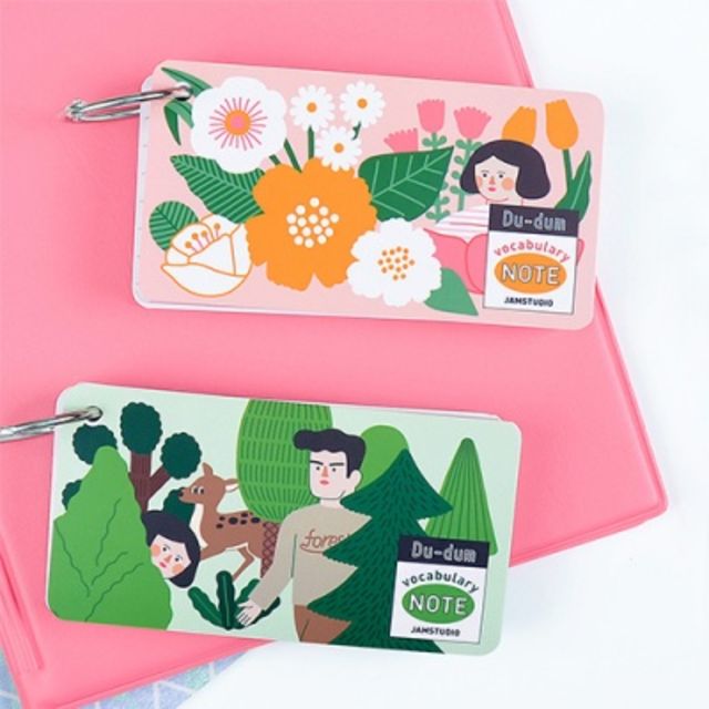 韩国迷你手持活页随身便携单词本