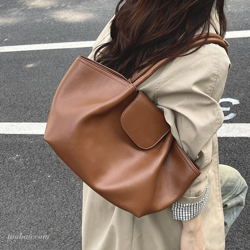 杺薇2026新款大容量通勤托特包