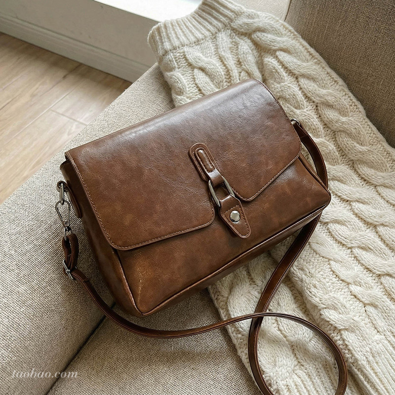 高级感复古小包包女2026新款时尚超火百搭斜挎包美拉德棕色小方包,箱包皮具/热销女包/男包,小方包,淘宝优惠券,粉丝福利购,淘宝优惠卷