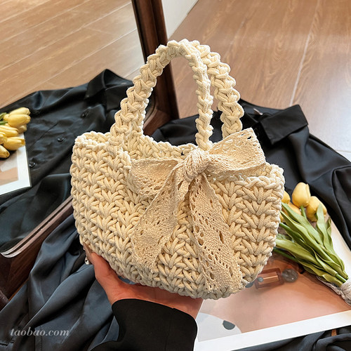 洋气手拎包百搭菜篮子水桶包