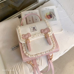 精致超火小众女双肩包2026夏季 迷你百搭通勤后背包小书包痛包 新款