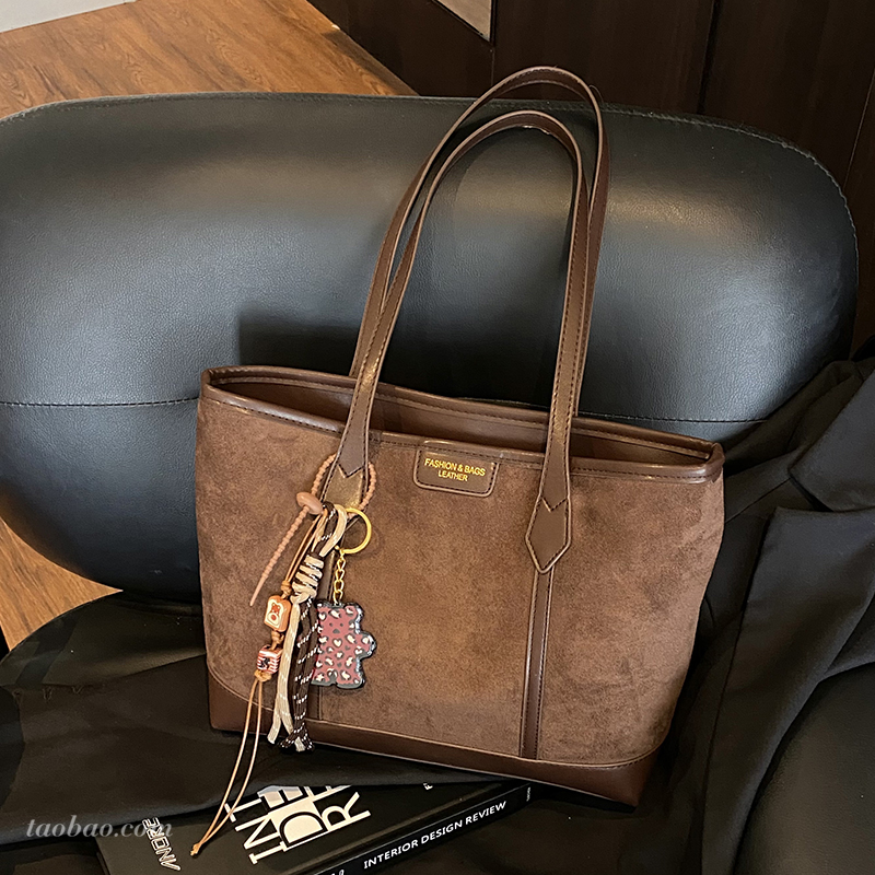 复古上班通勤托特包大容量