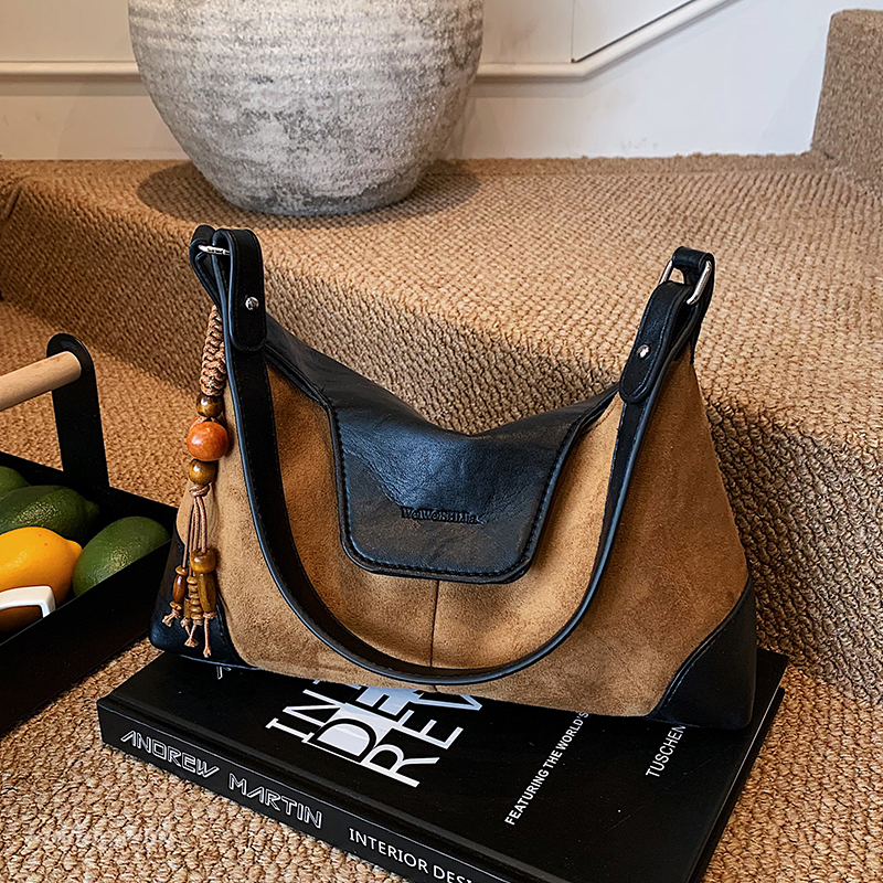 单肩包高级感通勤学生上课托特包