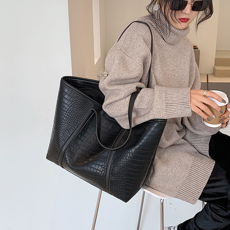 简约女士大容量托特包