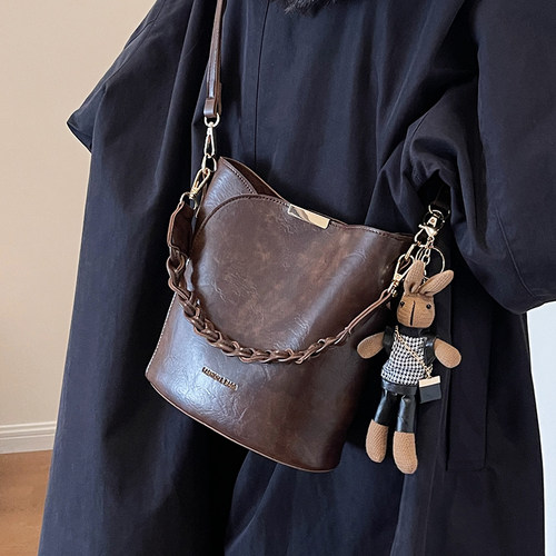 女式时尚手提百搭小众众设计包包