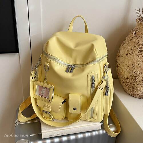 韩国春季新款甜酷多双肩背包