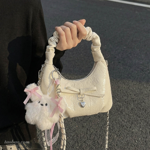 迷你手提云朵包2026春夏季新款百搭链条斜挎包精致超火女式小拎包