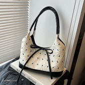 超火仙女蝴蝶结包包女2026新款 百搭单肩腋下包时尚 手提上班小拎包