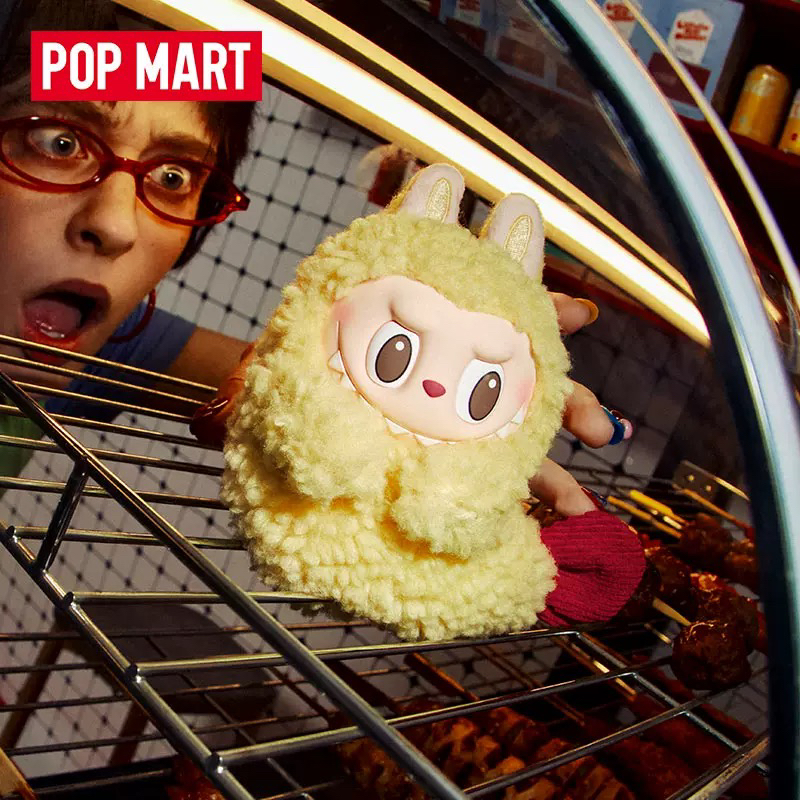 POPMART泡泡玛特LABUBU怪味便利店系列炸虾拉布布耳机包