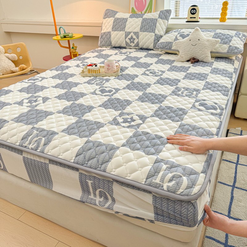 夹棉床笠单件加厚四季通用床罩床垫保护罩全棉纯棉床单床套三件套,床上用品,床笠,淘宝优惠券,粉丝福利购,淘宝优惠卷