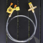 液化气钢瓶充卡式 气罐长扁气罐充气夜市户外炉头充气管安全转换阀