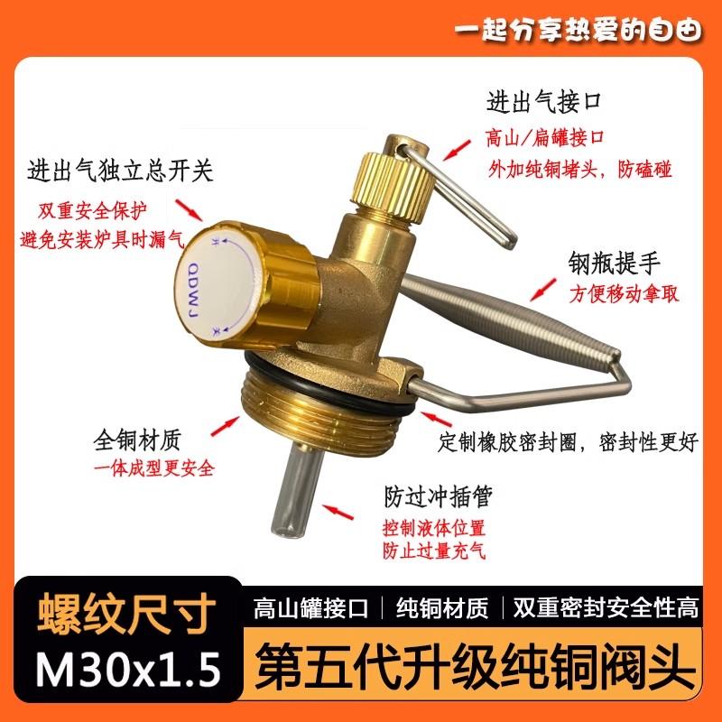 充气阀门户外储能罐过渡头不锈钢