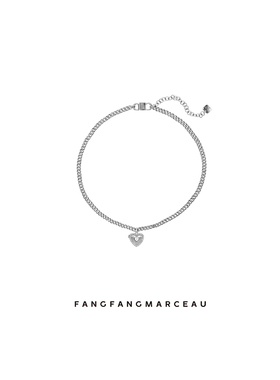 原创设计通用镀金爱心项链