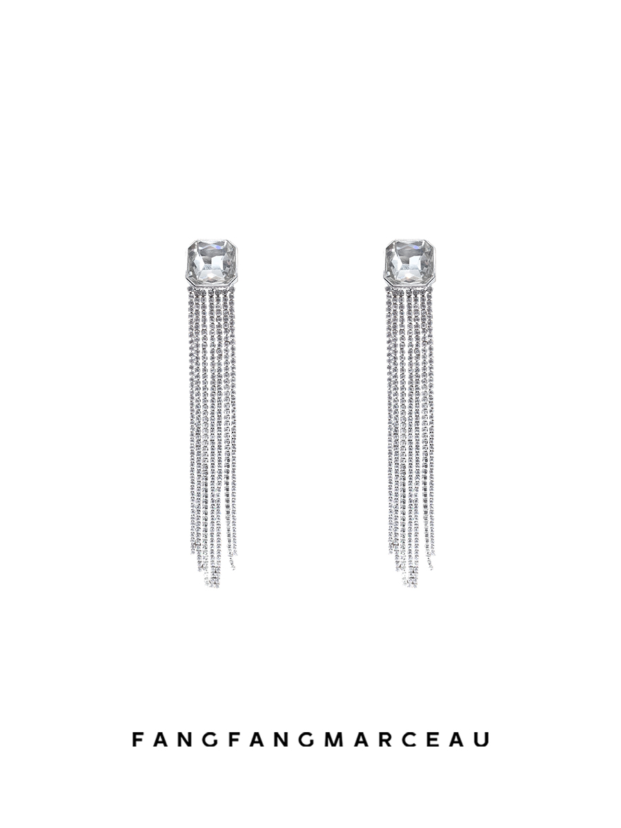 娜扎同款blingbling流苏耳饰