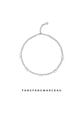 原创设计镀金通用蝴蝶结项链