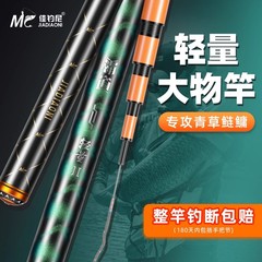 佳钓尼伏魔霸道轻量版碳素鱼竿大青鱼鲢鳙巨物19调官方正品大物杆