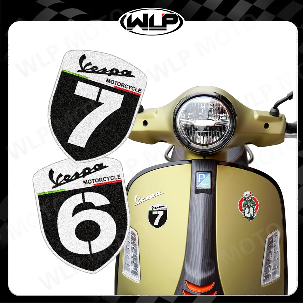 适用维斯帕全车身装饰磨砂小贴纸