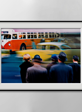 Ernst Haas 新彩色摄影作品挂画高级感小众艺术西餐厅酒店装饰画