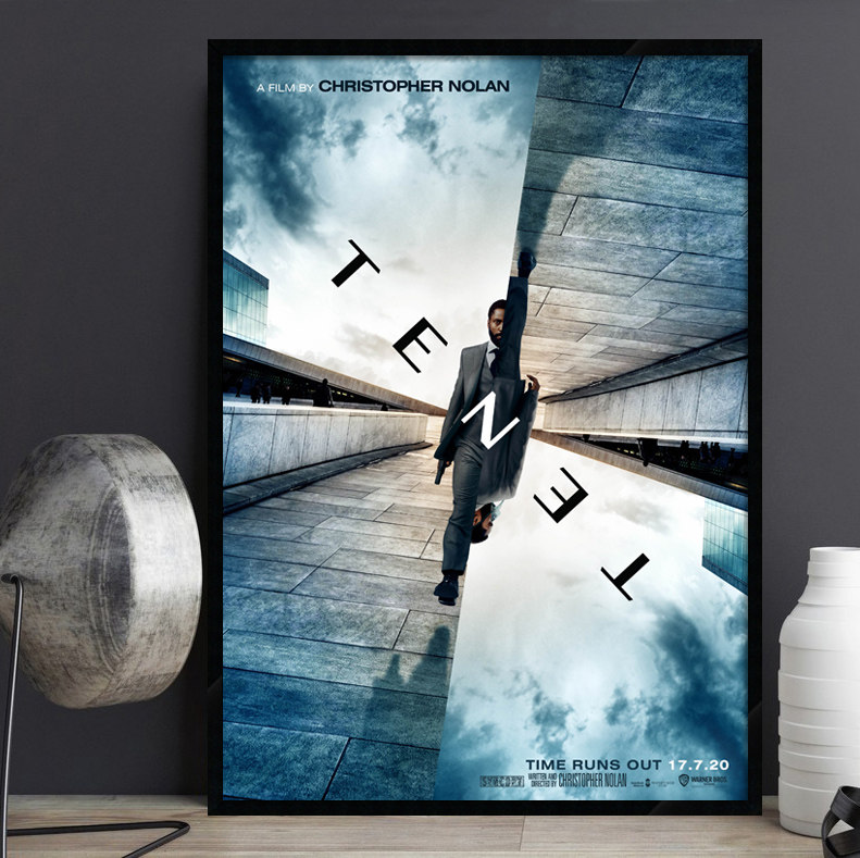 电影海报餐厅装饰画信条复古怀旧