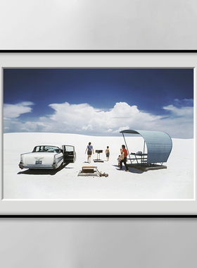 Garry Winogrand 彩色黑白摄影装饰画餐厅酒店小众环保无甲醛挂画