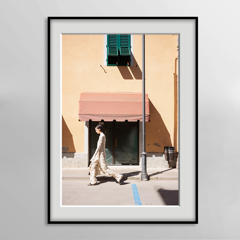 黑白照片个性时尚摄影装饰画高级