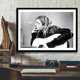 科特柯本摇滚明星海报吉他乐器装 Kurt Cobain 饰画音乐酒吧壁画