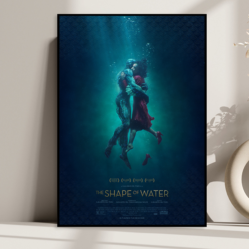水形物语电影海报装饰画文艺