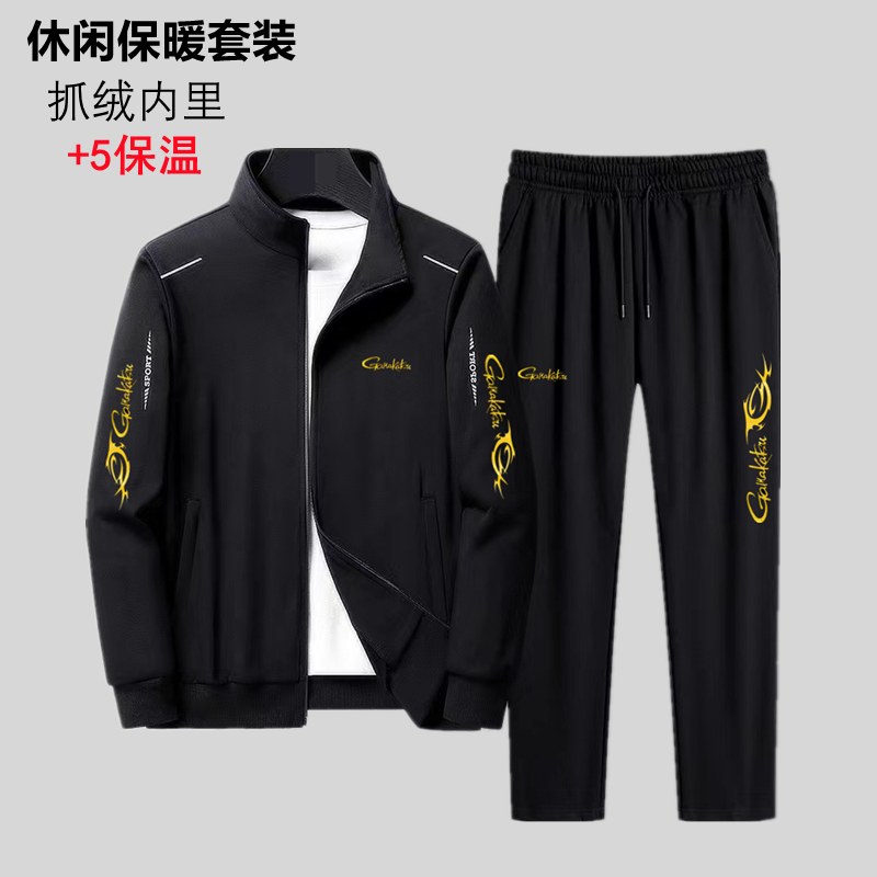 23新款伽玛卡兹秋冬休闲钓鱼服套装保暖加绒透气路亚矶钓服海钓服