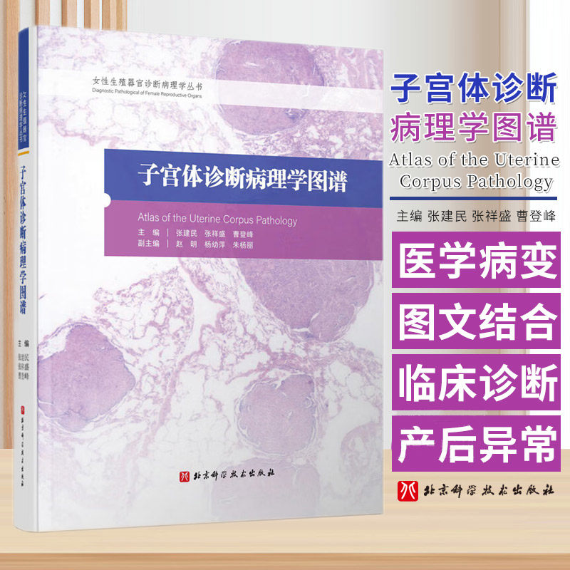女性生殖器官诊断病例学丛书2子宫体诊断病例学图 张建民等 北京科学技术出版社 慢性子宫内膜炎 慢性非特异性子宫内膜炎