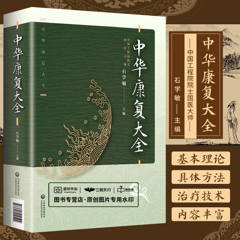 中华康复大全分上下两篇国内新近成介绍中医康复的基本理论原则与对象等石学敏主编 9787521410594中国医药科技出版社