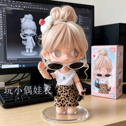 Zsiga仅娃衣嘎子姐姜饼人一代二代bjd可动人偶8分小六胖20cm