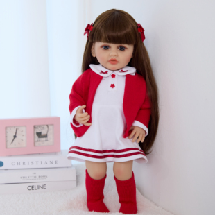 仿真娃娃婴儿玩具女孩软硅胶宝宝生日礼物重生会说话的洋娃娃玩偶