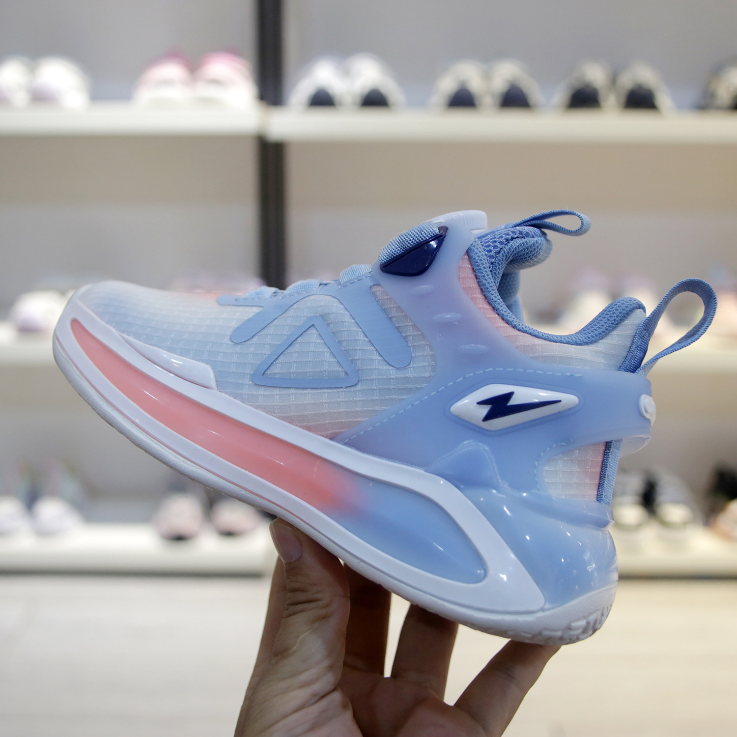 台湾红蜻蜓秋季新款双网面透气中童男童运动鞋31-37码门店同款