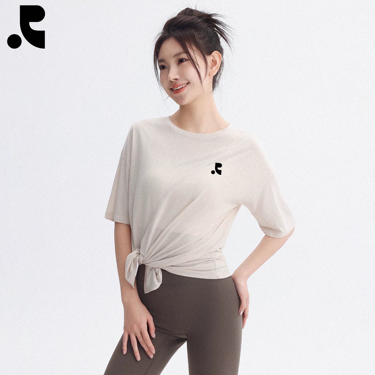 RR正品女宽松短袖瑜伽套装