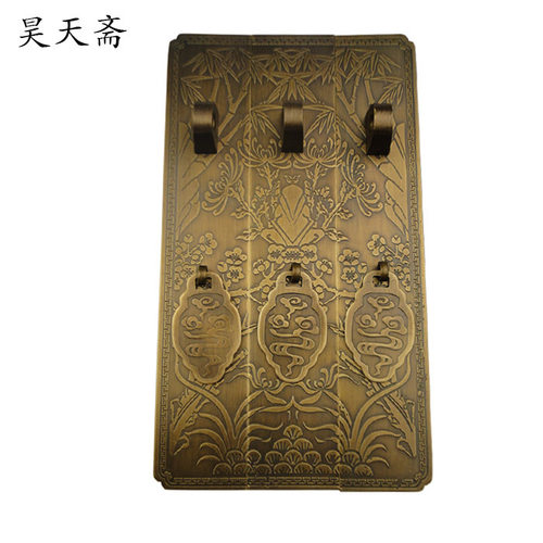 昊天斋仿古大衣柜铜拉手
