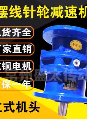 摆线针轮减速机电机国标立式卧式BWDXWD 一体减速机小型伺服调速