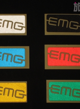 emg电吉他反光贴纸摇滚金属乐队乐器品牌行李旅行箱转印护理维修