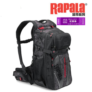 rapala乐伯乐路亚包钓鱼路亚包多功能背包腰包饵包大容量+挂竿
