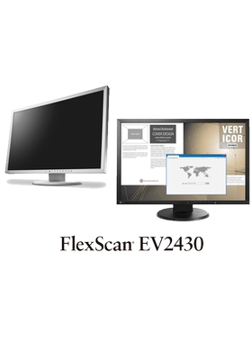 艺卓（EIZO）显示器 专业商用、办公制图、护眼 24.1英寸 EV2430