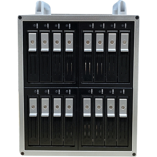 飞编大师 L1000-TB16--16盘位塔式雷电3静音磁盘阵列(内外部全12G链路)雷电3硬盘存储柜(含128TB硬盘)