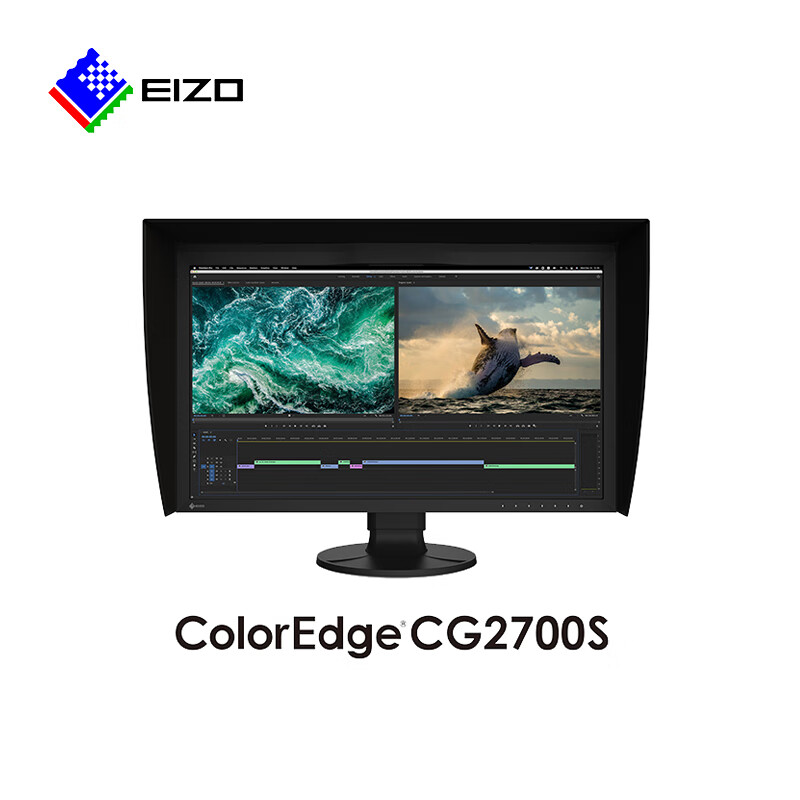 艺卓EIZO CG2700S 专业色彩显示器 2K广色域显示屏 27英寸黑色 电脑硬件/显示器/电脑周边 娱乐办公显示器/随心屏/移动屏 原图主图