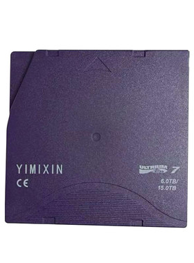 怡敏信 01PL007  LTO7数据存储磁带  磁带库磁带 清洗带Ultrium LTO 7 Tape Cartridge - 6TB