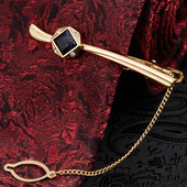 领带夹子男士 领夹潮 简约领带扣夹子男女别针金色银色韩版 衬衫 正装