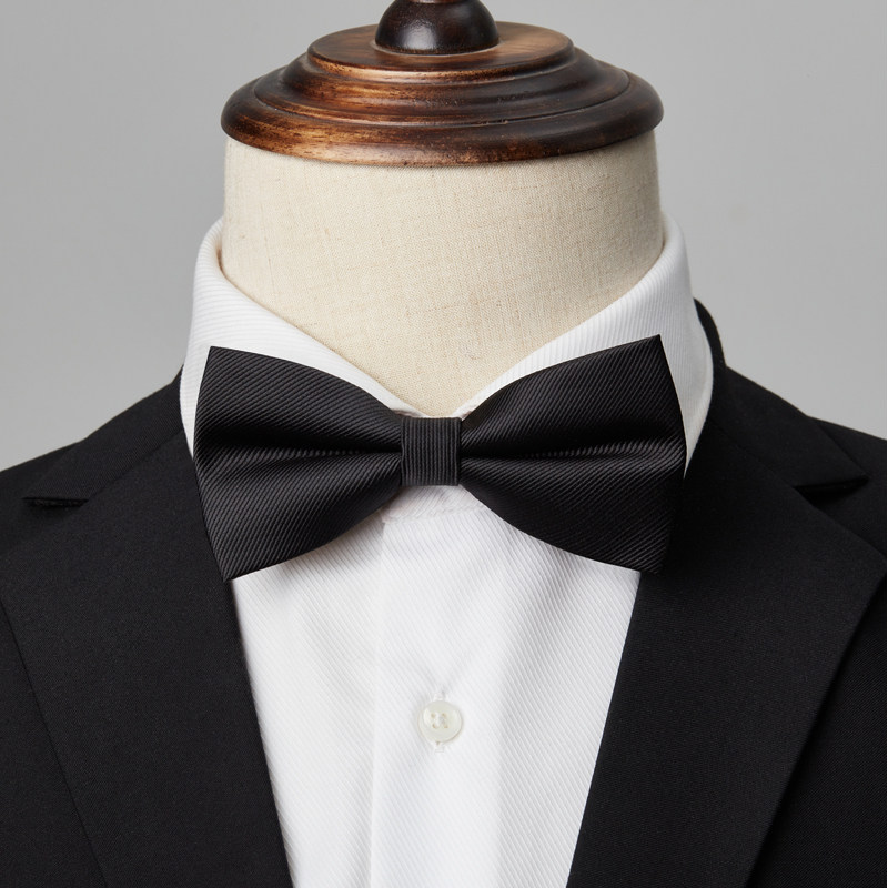 领结男正装结婚婚礼英伦蝴蝶结伴郎领花新郎黑色西装兄弟团女潮