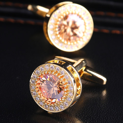 猎尚铜袖扣袖钉法式衬衫